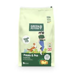Green Petfood high Protein with Potato & Pea karma sucha wege z ziemniakami i groszkiem dla dorosłych psów, Waga [kg]: 10 