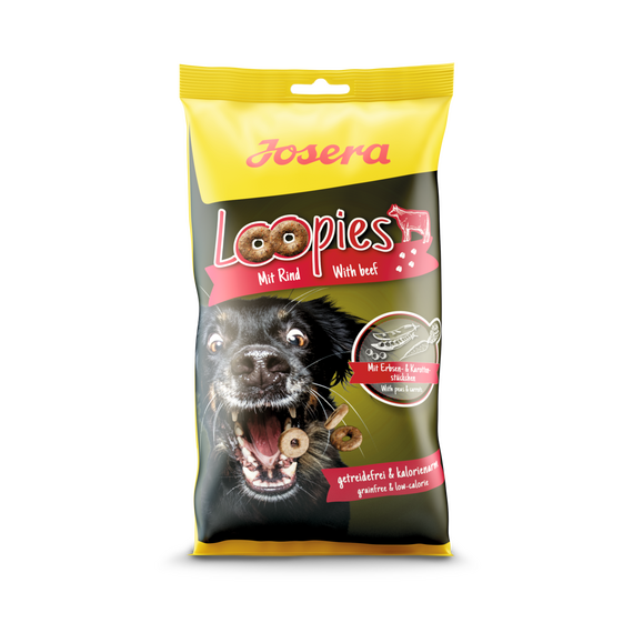 Josera Loopies mit Lamm bezzbożowe przysmaki dla dorosłych psów z jagnięciną 150g 