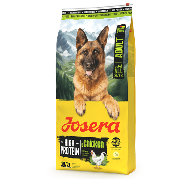 Josera High Protein Adult Chicken karma sucha dla dorosłych, bardzo aktywnych psów, Waga [kg]: 12.5 