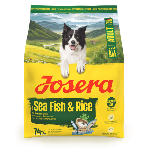 Josera Adult Sea Fish & Rice sucha karma z rybami i ryżem dla dorosłych psów, Waga [kg]: 0.9 