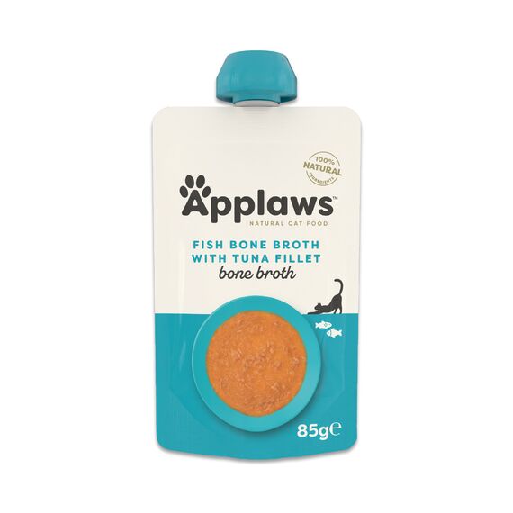 APPLAWS  Fish Bone Broth with Tuna Fillet rosół z ości rybnych z filetem z tuńczyka 85g 