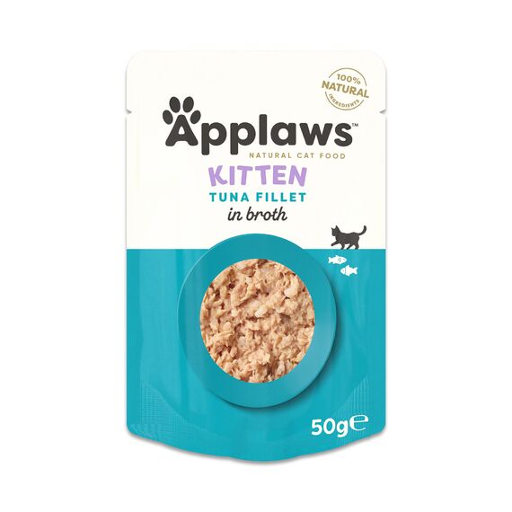 APPLAWS Kitten Tuna Fillet in Broth filet z tuńczyka dla kociąt w rosole 50g 