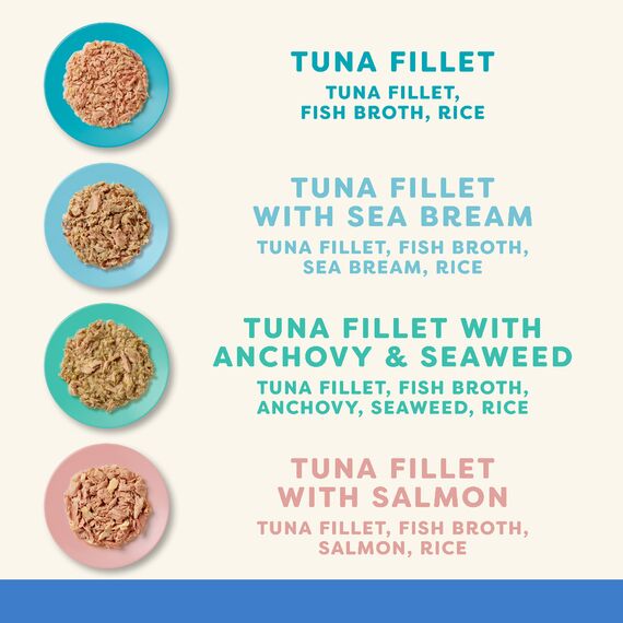 APPLAWS Fish Selection in Broth Multipak mix smaków z rybami w saszetkach w bulionie dla kota 24x70g , zdjęcie 3