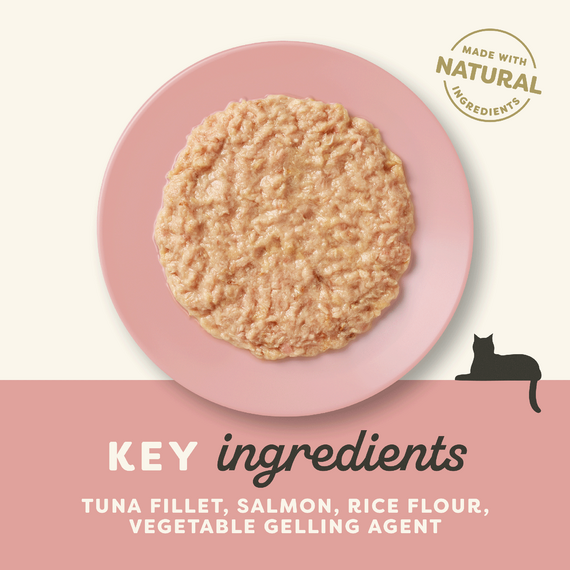 APPLAWS Senior Tuna Fillet with Salmon in Jelly tuńczyk i łosoś w galaretce karma dla starszych kotów 70g , zdjęcie 3